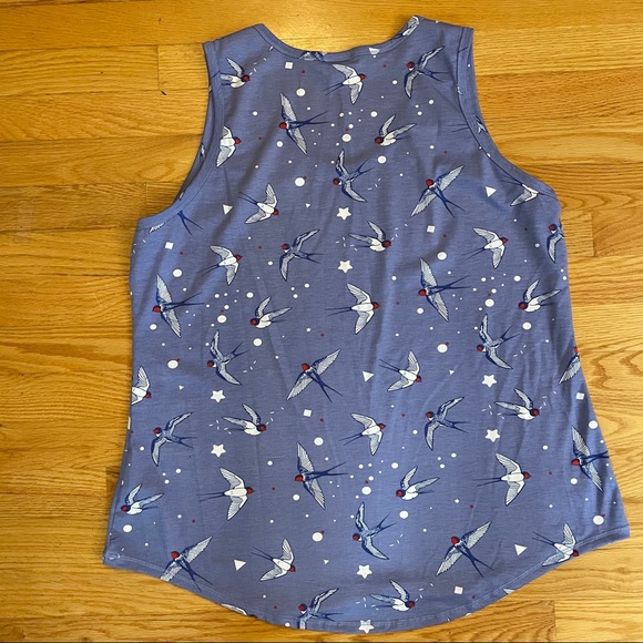 3XL Lularoe Sparrow Print Tank Top - Picture 2 of 6